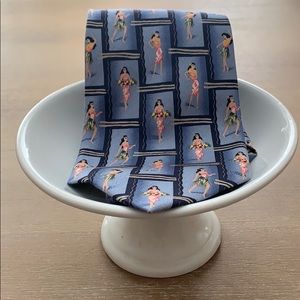 Tommy Bahama Men’s Silk Hula Girl Tie